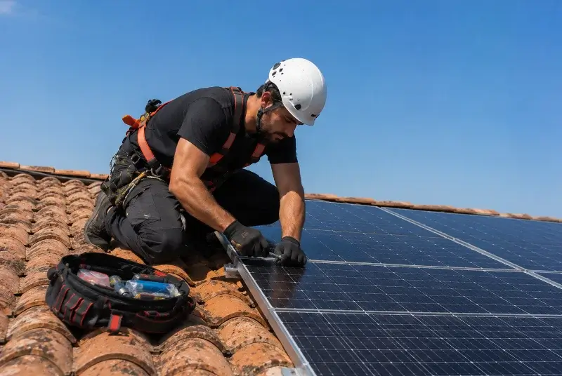 Maintenance et monitoring de panneaux solaires à Saint-Sernin-lès-Lavaur